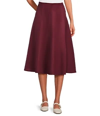 Lucy Paris Oleksa Faux Suede Midi Skirt