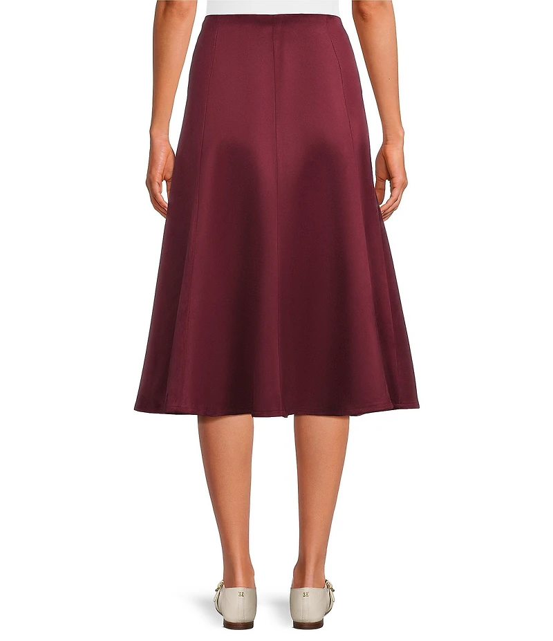 Lucy Paris Oleksa Faux Suede Midi Skirt