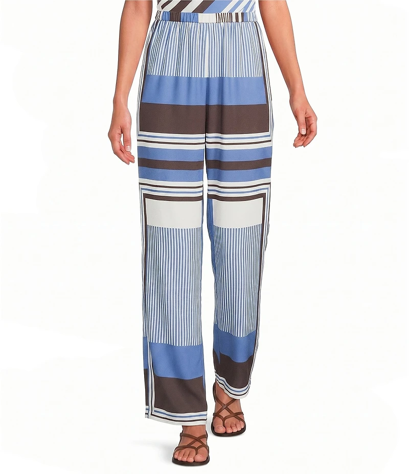 Lucy Paris Paul Printed High Rise Wide Leg Coordinating Pants