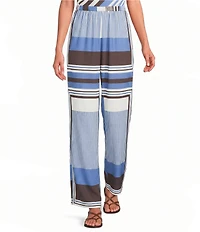 Lucy Paris Paul Printed High Rise Wide Leg Coordinating Pants