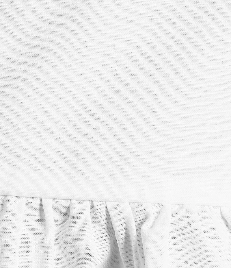 Lucy Paris Petite Size Bella Square Neck Sleeveless Peplum Top