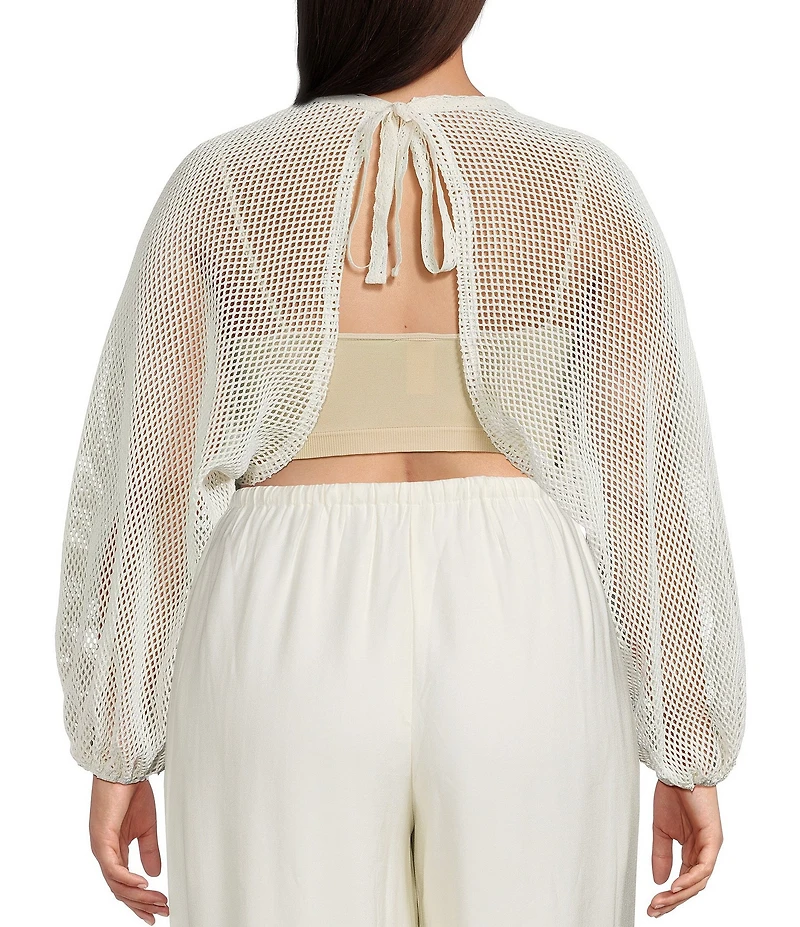 Lucy Paris Plus Dual Reversible Crochet Top