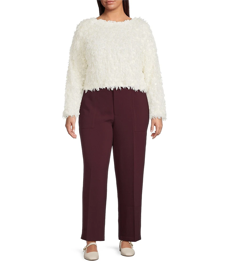 Lucy Paris Plus Fuzzy Sequin Sweater
