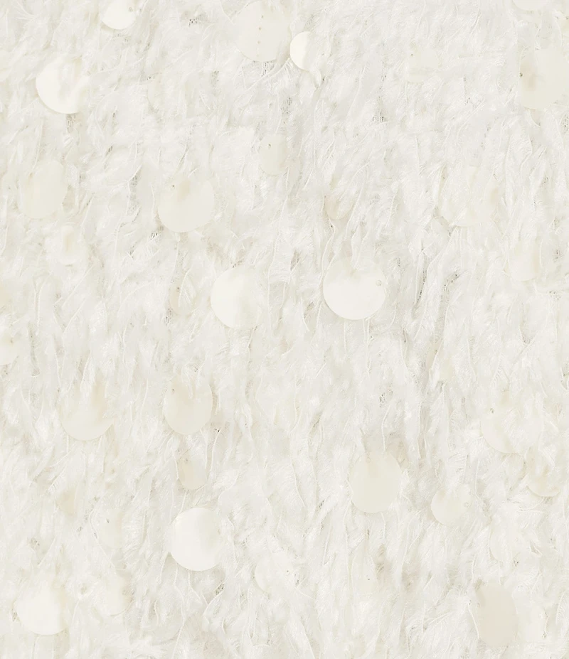 Lucy Paris Plus Fuzzy Sequin Sweater