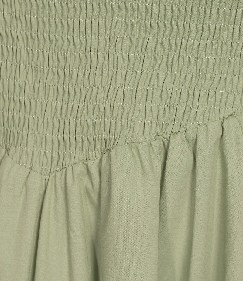 Lucy Paris Plus Hazel Smocked Long Dress