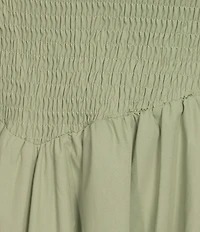 Lucy Paris Plus Hazel Smocked Long Dress