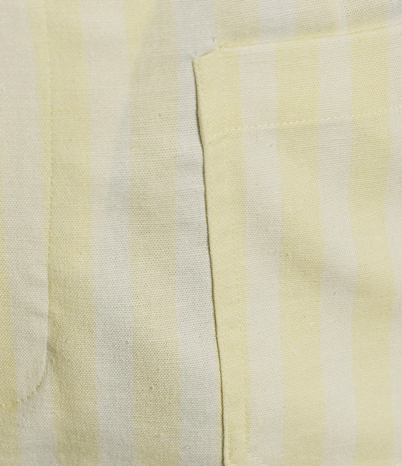 Lucy Paris Plus Johnny Stripe Print Front Pocket Pants