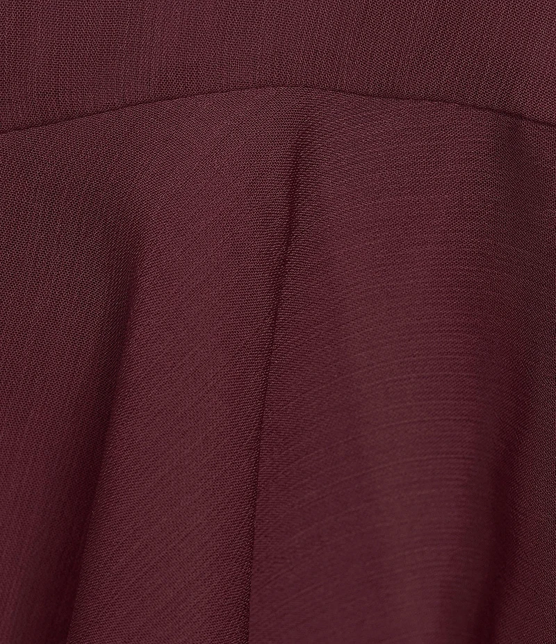 Lucy Paris Plus Long Sleeve Woven Kyle Ruffle Top