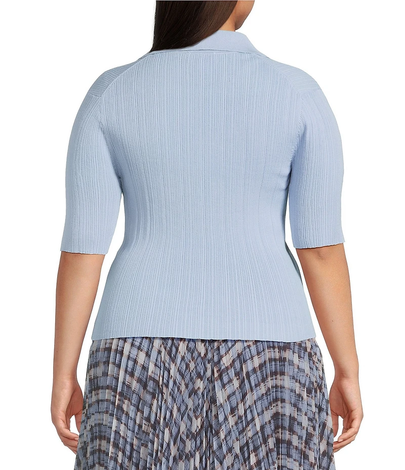 Lucy Paris Plus Size Callan Short Sleeve Sweater