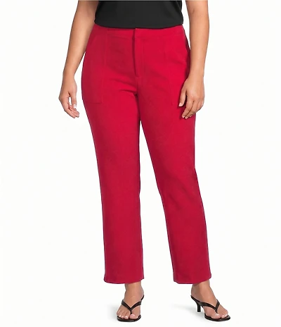 Lucy Paris Plus Size Diane Straight Leg Pull-On Pants
