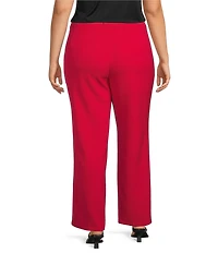 Lucy Paris Plus Size Diane Straight Leg Pull-On Pants