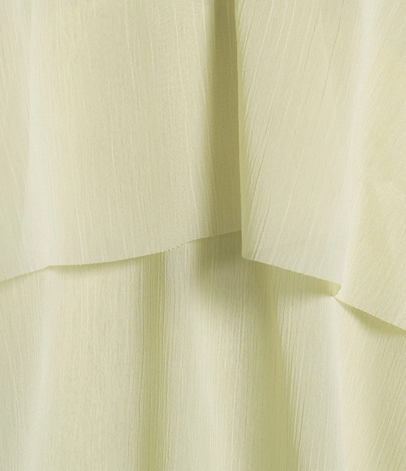 Lucy Paris Plus Size Emery Ruffle Chiffon Halter Neck Sleeveless Maxi Dress