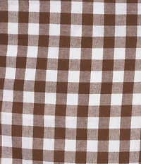 Lucy Paris Plus Size Kalley Gingham Print Square Neck Sleeveless A-Line Maxi Dress