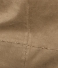 Lucy Paris Plus Size Trip Faux Suede Midi Skirt