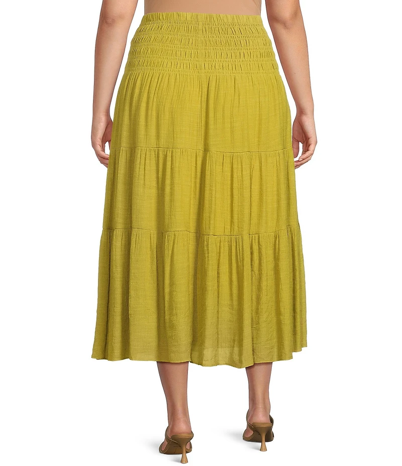 Lucy Paris Plus Tropez Smocked Skirt