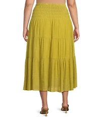 Lucy Paris Plus Tropez Smocked Skirt