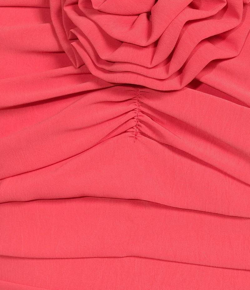 Lucy Paris Rosette Halter Fit & Flare Drop Waist Faye Bubble Dress