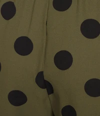 Lucy Paris Rue Polka Dot Printed Straight-Leg Coordinating Pants