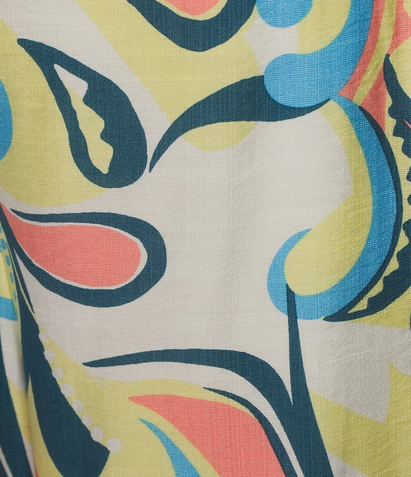 Lucy Paris Rue Printed Wide-Leg Coordinating Pants