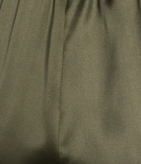 Lucy Paris Sam Bubble Hem Pull On Satin Pant