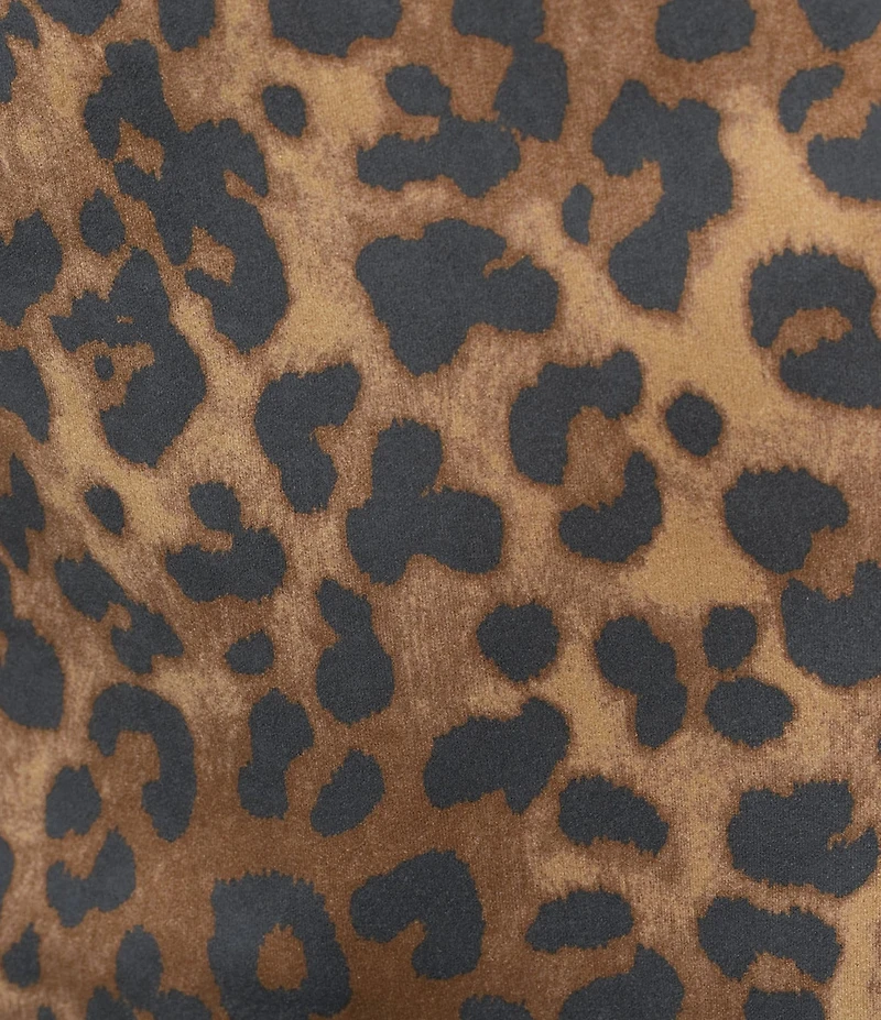 Lucy Paris Sicily Leopard Print Mini Skirt