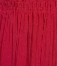 Lucy Paris Tropez Smocked Coordinating A-Line Midi Skirt
