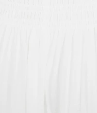 Lucy Paris Tropez Smocked Coordinating A-Line Midi Skirt