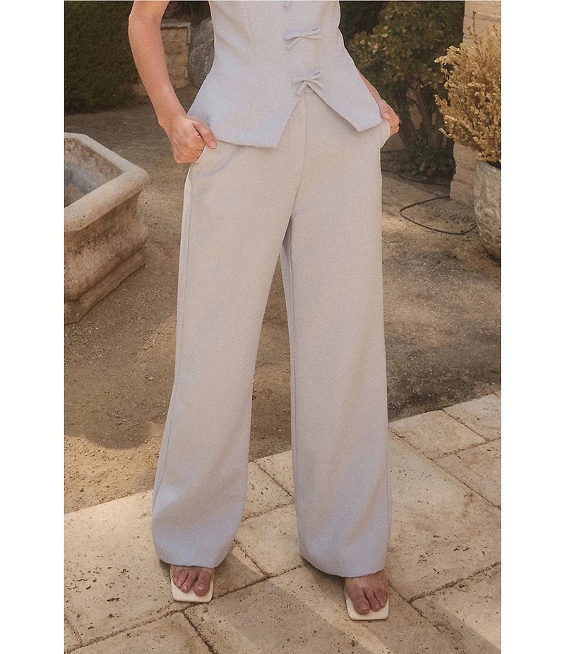 Lucy Paris Valli High Rise Flare Leg Coordinating Pants