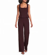 Lucy Paris Valli High Rise Wide Leg Coordinating Pants