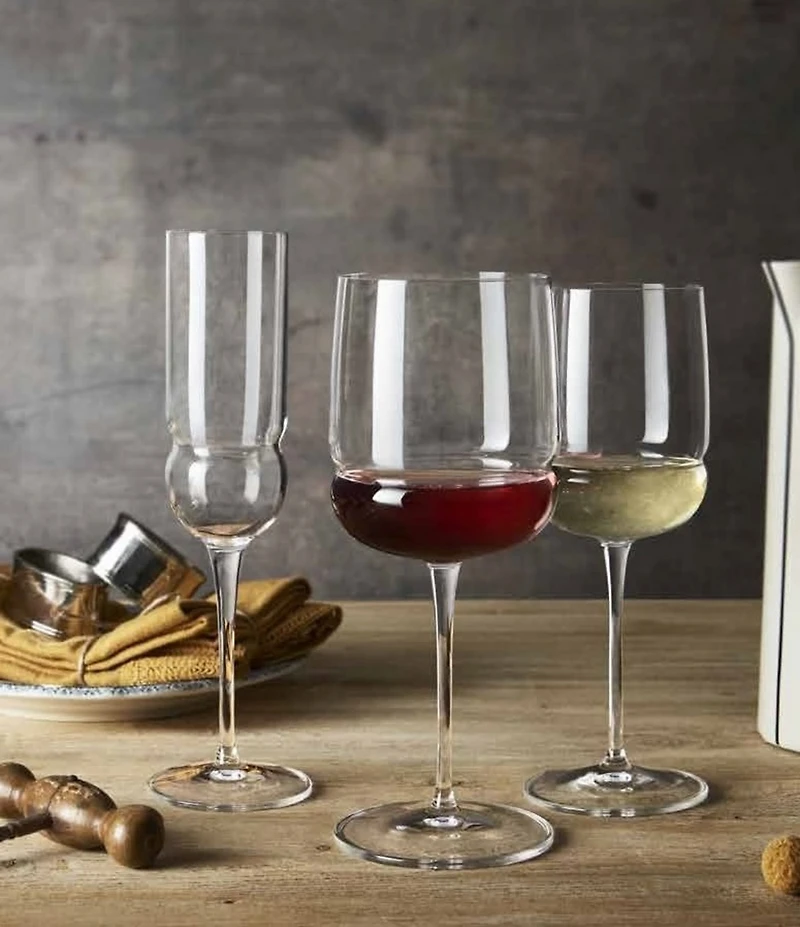 Luigi Bormioli Grandioso Collection Italian Premium Pinot Nero Red Wine Glasses, Set of 6