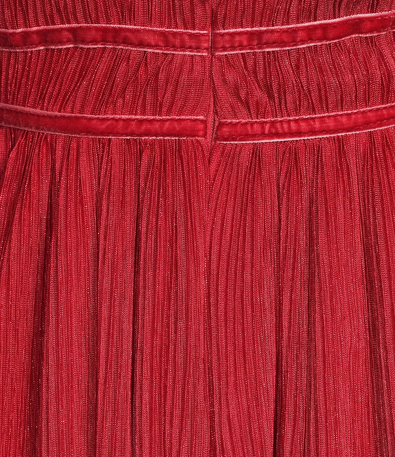 Lulus Metallic Deep V-Neck Mini Dress
