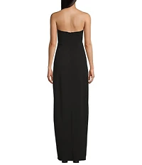 Lulus Extravagant Strapless Column Long Dress