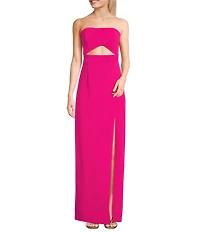 Lulus Extravagant Strapless Column Long Dress