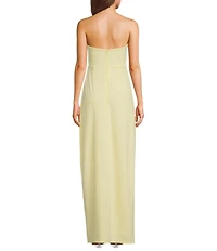 Lulus Extravagant Strapless Column Long Dress