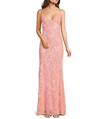 Lulus Fairbrook Sequin Long Dress