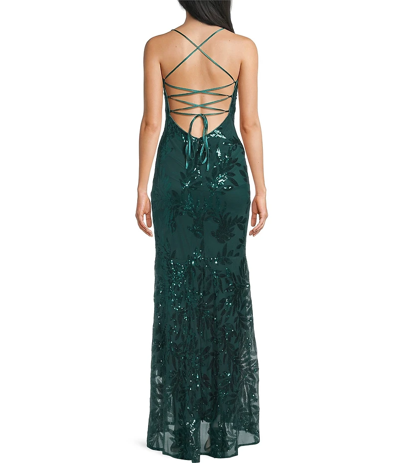 Lulus Fairbrook Sequin Long Dress