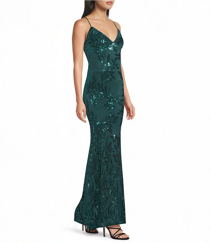 Lulus Fairbrook Sequin Long Dress