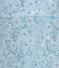 Lulus Fields Chiffon Strapless A-Line Maxi Dress