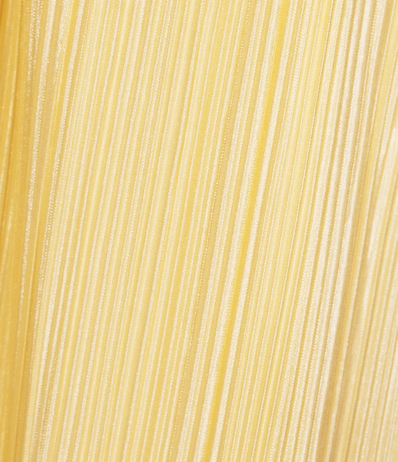 Lulus Majestic Strapless Cut-out Satin Plisse Long Dress