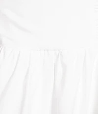 Lulus Molly Puffed Hem Drop Waist Mini Dress