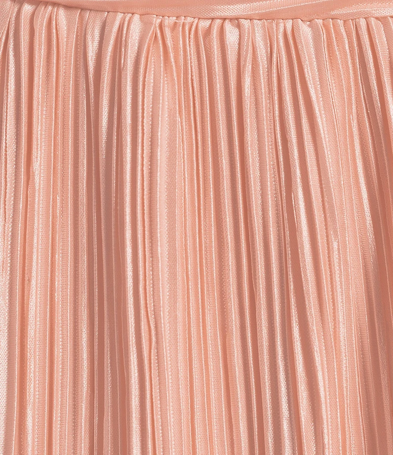 Lulus Plisse Fortuna Tiered Sweetheart Neckline Cut Out Long Dress