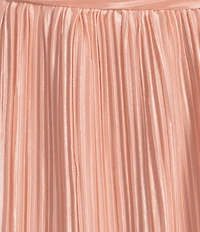Lulus Plisse Fortuna Tiered Sweetheart Neckline Cut Out Long Dress