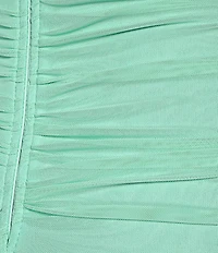 Lulus Prism Ruched Square Neck Strapless Maxi Dress