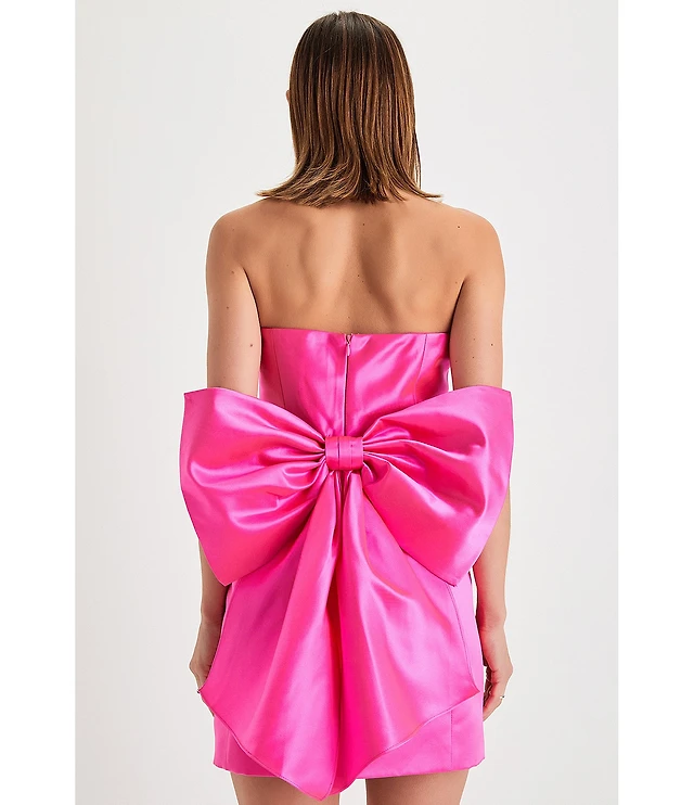 dillards pink bow dress mauve clearance: Dresses For Women