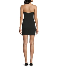 Lulus Strapless Corset Mini Dress