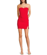 Lulus Strapless Corset Mini Dress