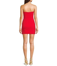 Lulus Strapless Corset Mini Dress