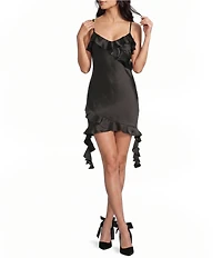 Lulus Wendy Waterfall Ruffle Mini Dress