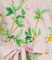 Luna Midi Button Front Tie Waist Dress