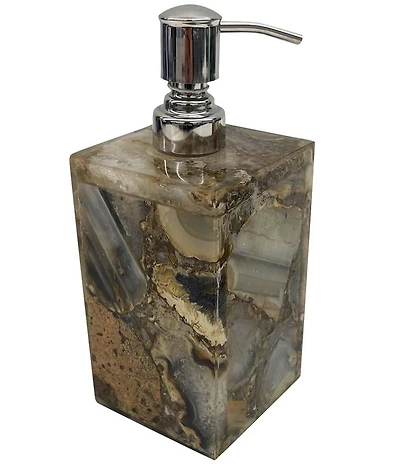 Luxury Hotel Avalon Collection Natural Agate Lotion/Soap Pump Dispenser